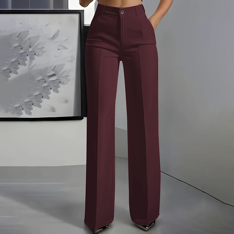 Valeria™ | High-Waist Tailored Trousers