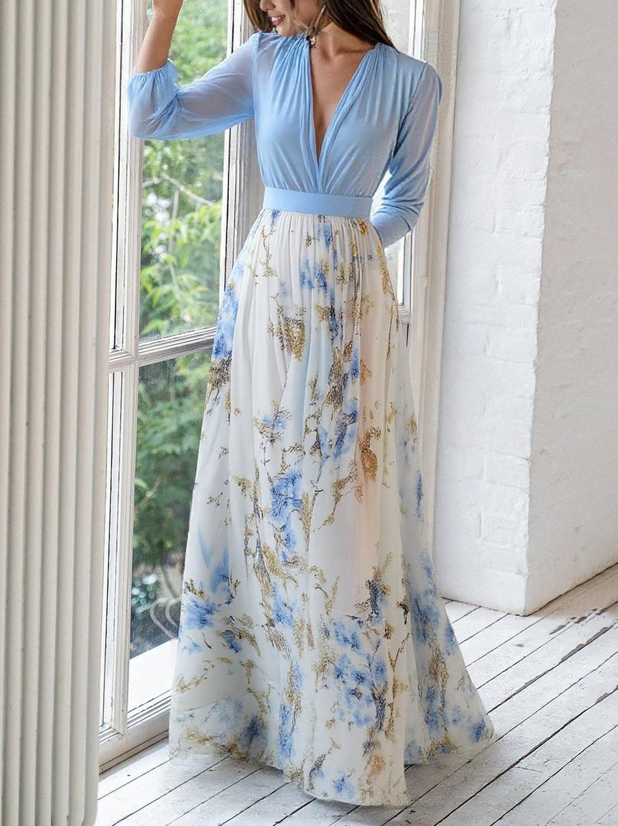 Tess | Floral Print Maxi Dress
