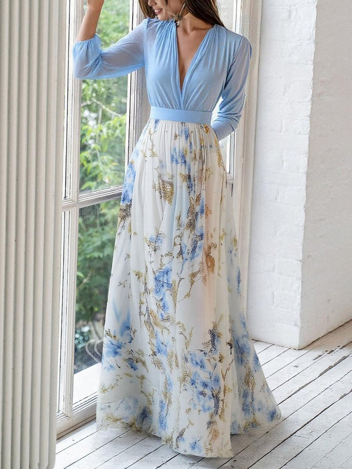 Tess | Floral Print Maxi Dress
